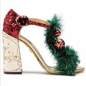 DOLCE GABBANA CHRISTMAS HEEL
